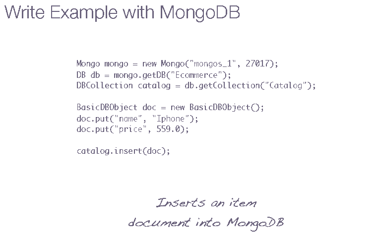 mongodb写操作